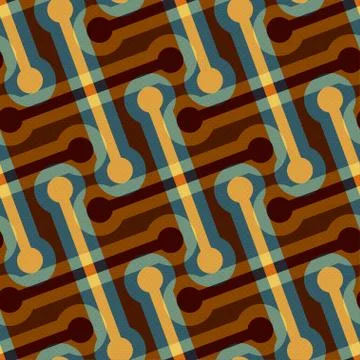 Beautiful abstract geometric seamless pattern Stock Illustration