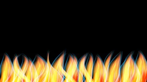 Beautiful abstract glowing texture of a hot shiny red orange burning fire wit Stock Illustration