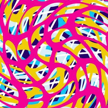 Beautiful abstract graffiti gentle pattern Stock-Illustration