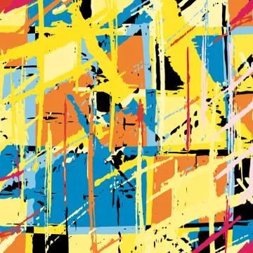 Beautiful abstract graffiti gentle pattern Stock Illustration