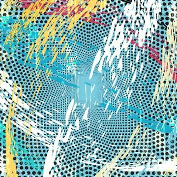 Beautiful abstract graffiti gentle pattern Stock-Illustration
