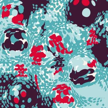 Beautiful abstract graffiti gentle pattern Stock Illustration