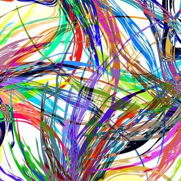 Beautiful abstract graffiti gentle pattern Stock Illustration