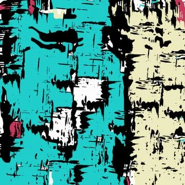 Beautiful abstract graffiti gentle pattern Stock Illustration