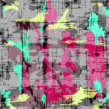 Beautiful abstract graffiti gentle pattern Stock Illustration
