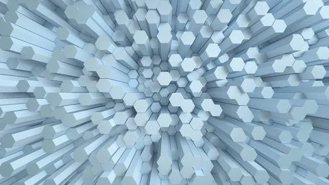 Beautiful Abstract Hexagonal Background Stock Footage 93982228