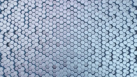 Beautiful Abstract Hexagonal Background Stock Footage 94030454