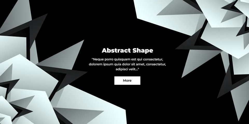 Beautiful abstract horizontal background with gradient gray, white and black Stock Illustration