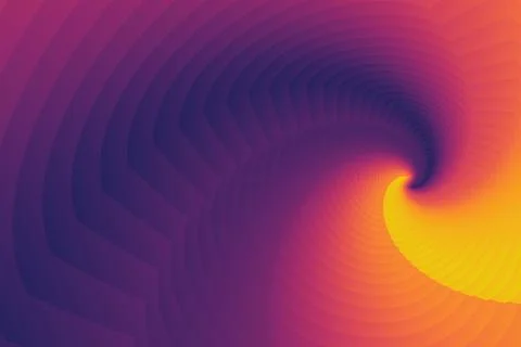 Beautiful abstract horizontal illustration of gradient yellow-orange, pink Stock Illustration