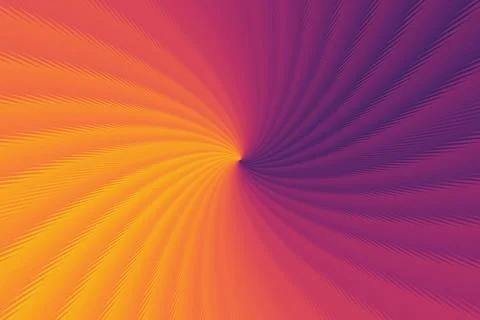 Beautiful abstract horizontal illustration of gradient yellow-orange, pink Stock Illustration