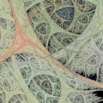 Beautiful abstract image. Computer generated pattern Illustrazione stock