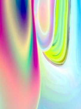 Beautiful abstract liquid gradient background with blurred waves. Stock Illustration