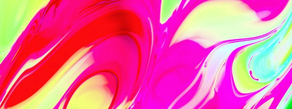Beautiful abstract liquid gradient background with blurred waves. Stock Illustration