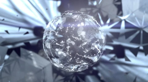 Beautiful Abstract Mirrorball. Stock Footage 63615337