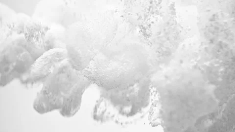 Beautiful abstract movement of particles on a light background. Stock Footage 266030486