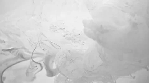 Beautiful abstract movement of particles on a light background Stock Footage 266031473