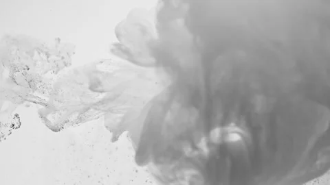 Beautiful abstract movement of particles on a light background Vídeos de archivo 266032865