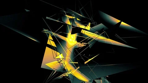 Beautiful Abstract Multicolored Polygonal Surface Moving In 3d Animation. Dar 動画素材 82453122