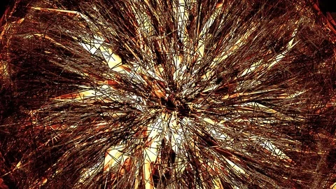 Beautiful Abstract Orange Polygonal Surface Moving In 3d Animation. Dark Tria 스톡 동영상 82699600