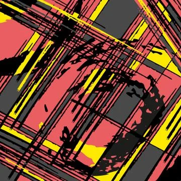 Beautiful abstract pattern psychedelic graffiti Stock Illustration