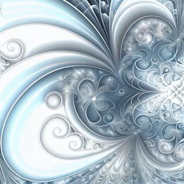 Beautiful abstract pattern with winter ornaments for backgrounds Stock Illustration