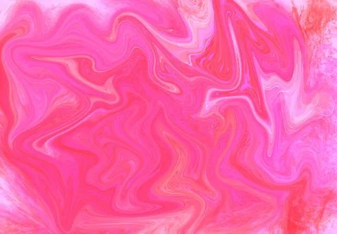 Beautiful abstract pink background with patterns, watercolor Stock Illustration