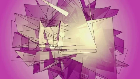 Beautiful abstract pink polygonal. 動画素材 82802005