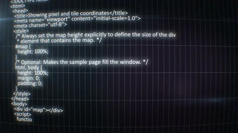 Beautiful Abstract Program Code is Written on the Screen and Moved Up Seamless Video stock 149515753
