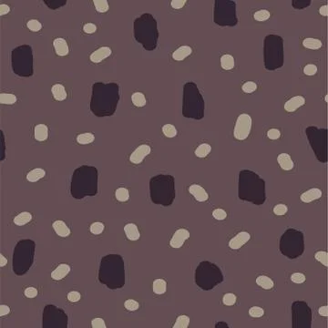 Beautiful abstract seamless repeating pattern. Hand painted artistic style. Stock Illustration