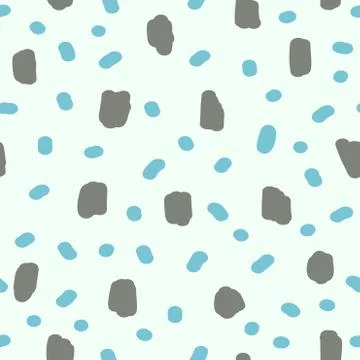 Beautiful abstract seamless repeating pattern. Hand painted artistic style. Stock Illustration