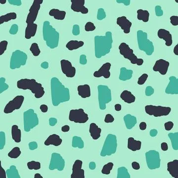 Beautiful abstract seamless repeating pattern. Hand painted artistic style. Illustrazione stock