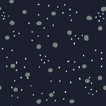 Beautiful abstract seamless repeating pattern. Hand painted artistic style. Illustrazione stock