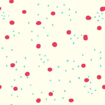 Beautiful abstract seamless repeating pattern. Hand painted artistic style. Stock Illustration