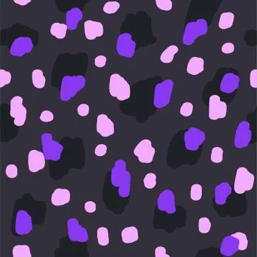 Beautiful abstract seamless repeating pattern. Hand painted artistic style. Stock Illustration