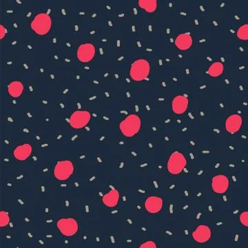 Beautiful abstract seamless repeating pattern. Hand painted artistic style. Stock Illustration