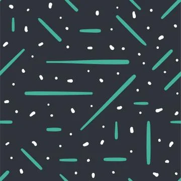 Beautiful abstract seamless repeating pattern. Hand painted artistic style. Stock Illustration