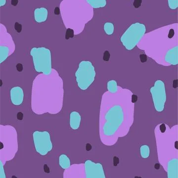 Beautiful abstract seamless repeating pattern. Hand painted artistic style. Stock Illustration