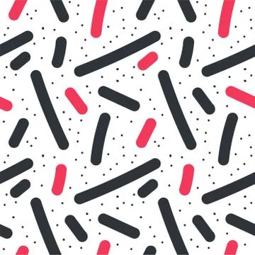 Beautiful abstract seamless repeating pattern. Hand painted artistic style. Stock Illustration