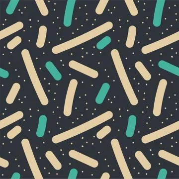 Beautiful abstract seamless repeating pattern. Hand painted artistic style. Stock Illustration