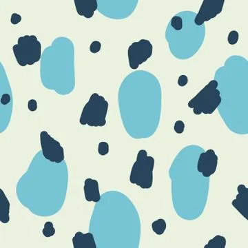 Beautiful abstract seamless repeating pattern. Hand painted artistic style. Stock Illustration