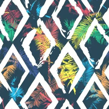 Beautiful abstract seamless vector pattern background. Perfect for wallpapers Stock Illustration