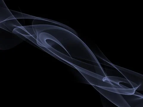 Beautiful abstract smoke Illustrazione stock