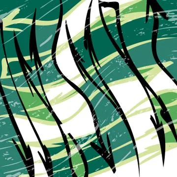 Beautiful abstract spot graffiti vector illustration Illustrazione stock
