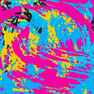 Beautiful abstract spot graffiti vector illustration Stock Illustration