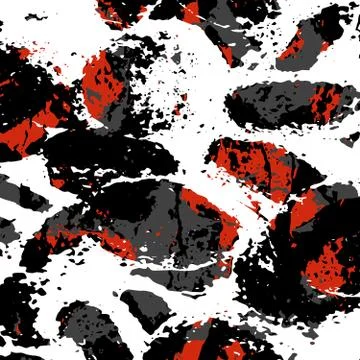 Beautiful abstract spot graffiti vector illustration Stock Illustration