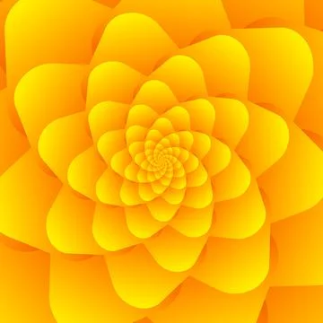 Beautiful abstract square pattern, illustration of an unusual flower with Stock Illustration