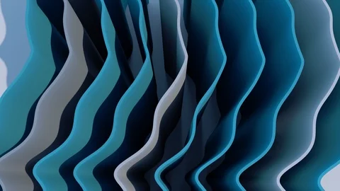 Beautiful Abstract Undulating Lines. Stock Footage 117258367