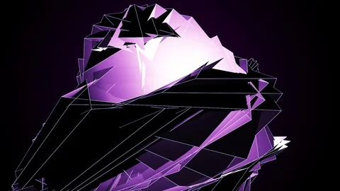 Beautiful abstract violet polygonal. 動画素材 82555239