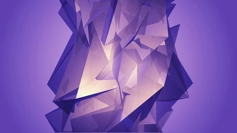 Beautiful abstract violet polygonal. 스톡 동영상 82622442
