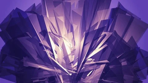 Beautiful abstract violet polygonal. Vídeos de archivo 82698051